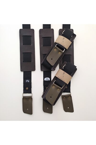 MEDUSA OMUZ YASTIKLI HAKİKİ DERİ UÇLU PENA CEPLİ GİTAR ASKISI