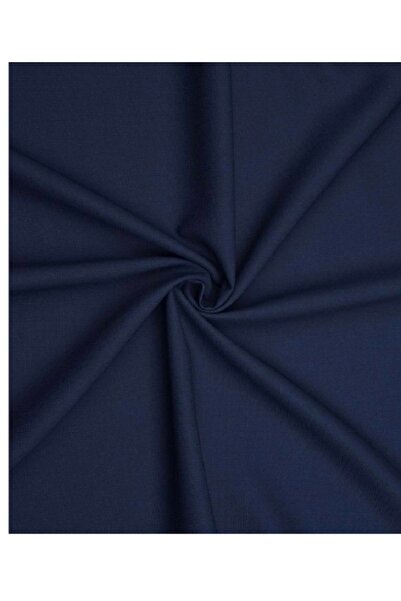 feminen Pamuk saten lacivert kumaş