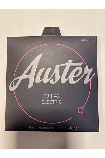 3M Atölye Auster Electric Guitar Strings 09/42 Electric Guitar Strings with Pick and Gift
