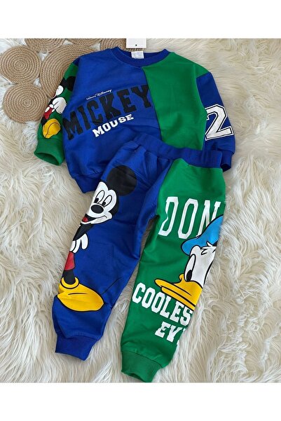 Little Coco Disney Themed Blue Green Kids Set - Unisex Top and Bottom Set