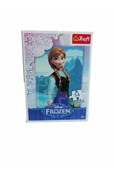 Genel Markalar Eğitici Erkek Çocuk Oyuncak Disney Lisanslı Frozen Mini Puzzle Set 54 Parça Puzzle Kız Çocuk Oyuncak