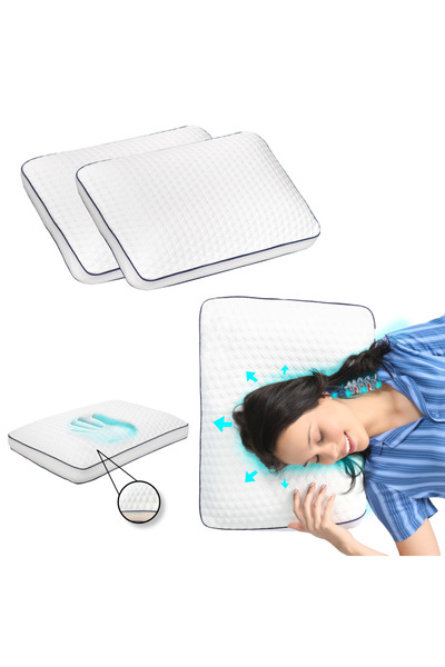 home sense Orthopädisches Kissen, Zervikalkissen gegen Nackenschmerzen, Maschinenwaschbares schlafki