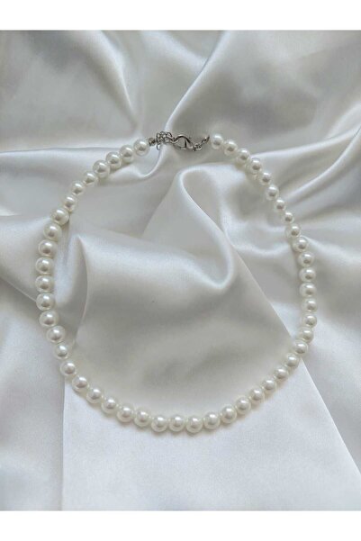 REN AKSESUAR Cam İncili Kolye