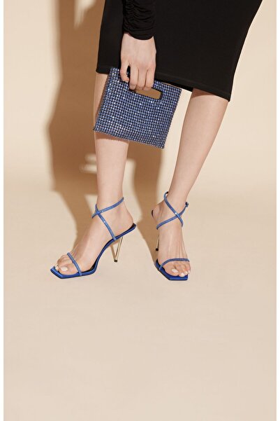 Dıvarese Saks Kadın Topuklu Sandalet