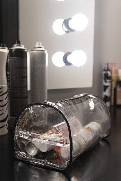 Rof Bag Tip valiză Transparentă pentru vacanță, plajă, cosmetice, machiaj și îngrijire