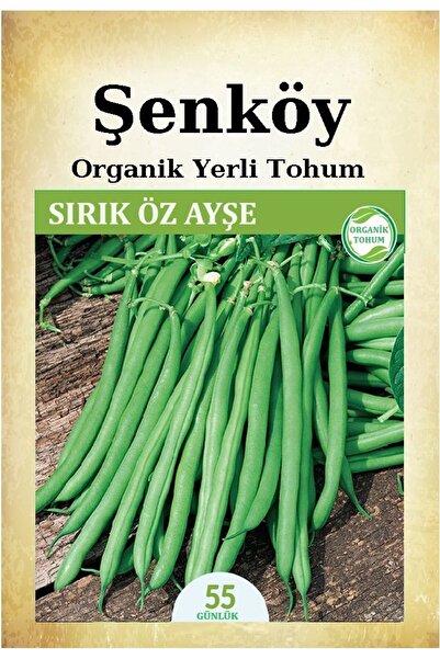 Şenköy Yerli Sırık Öz Ayşe Taze Fasulye Tohumu Doğal Ata Tohum Pakette 25 gr ...