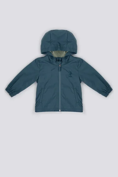 U.S. Polo Assn. قاعدة. معطف واق من المطر للفتيات الصغيرات من Polo Assn The Innocence Of Pink باللون الوردي