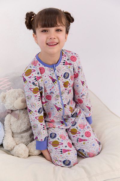 Rolypoly Space Karmelange Girl's Jumpsuit