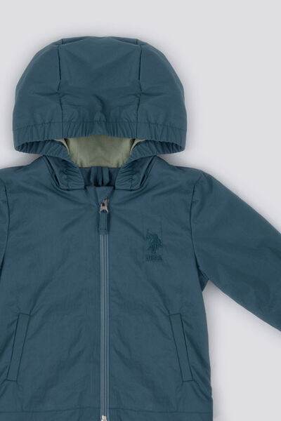 U.S. Polo Assn. U.S. Polo Assn The Innocence Of Pink Dark Petrol Baby Girl Raincoat