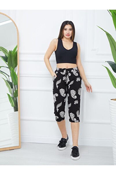 Banadamoda Γυναικείο μοτίβο χτενισμένο βαμβακερό κάπρι