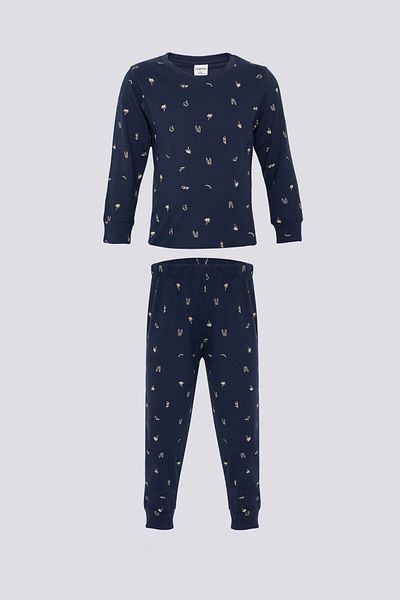 Rolypoly Σετ πιτζάμες για κορίτσια Navy Blue μακρυμάνικη