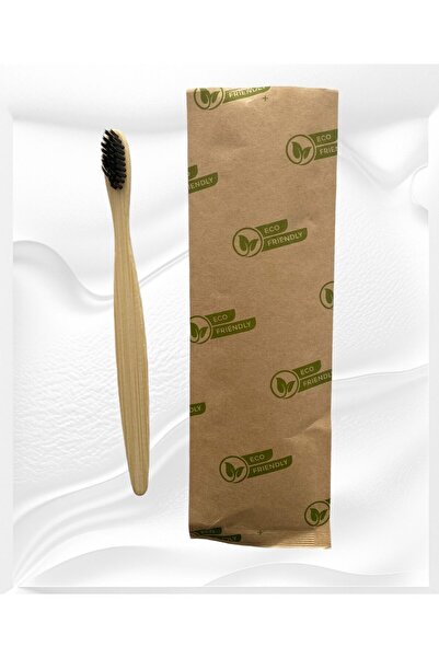 FBW Organic Bamboo Toothbrush - TSE Approved, Vegan Product, Black Bristle
