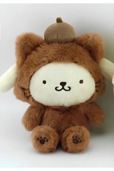 NB market Sanrio Kawai Brown Plush Toy 25cm Cat Plush My Melody Hello Kitty