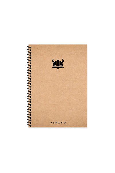 KESKİN COLOR Caiet cu spirală Viking 17x24 cm - Culoare ascuțită, copertă rigidă, 100 Yp pătrat