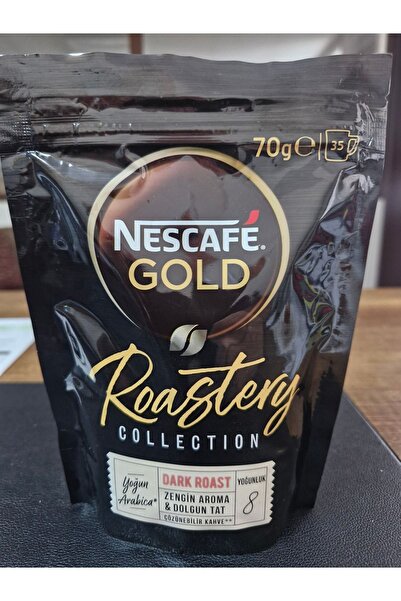 Nescafe GOLD DARK ROAST 70 GR (YOĞUNLUK 8)