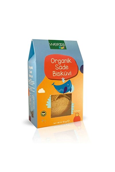 Wefood Kids Organik Sade Bisküvi 50Gr