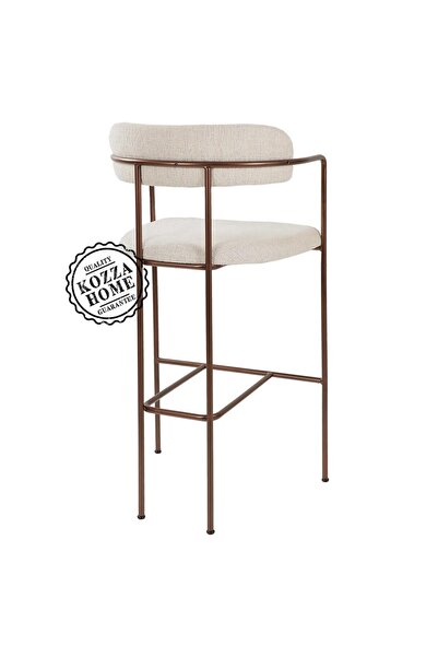 KOZZA HOME Boston Bar Sandalyesi Bronz - 65 cm