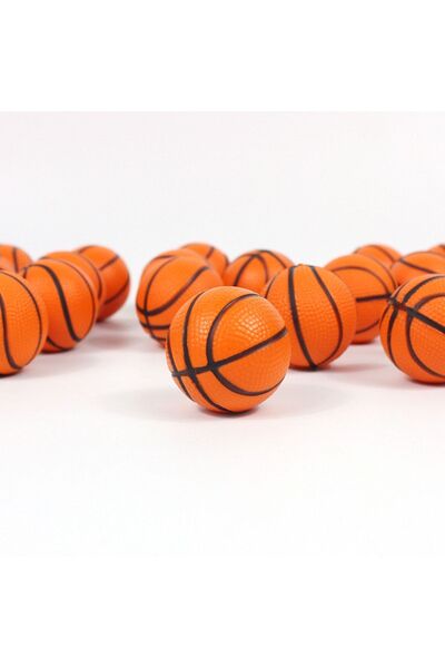 Bluoksweet 6 Cm El Çocuk Basketbol Sünger Okul Stres Topu Öğrenci Squishy Kır...