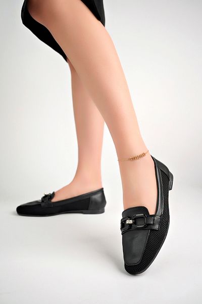 Freemax Freemax.051 Pantofi de balerină confortabili de vară pentru femei negre