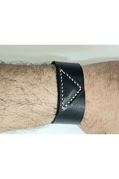 aysefe Real Leather Cevşen-i Kebir Bracelet