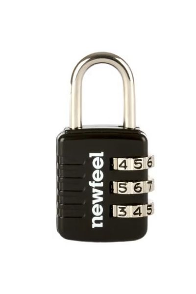 MY SUPPORT Black Combination Lock