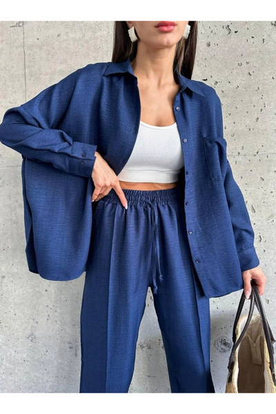Ekim Store Лляний комплект сорочка та штани
