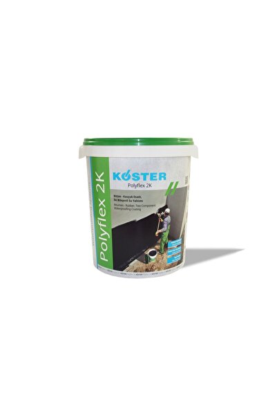 Köster Polyflex 2k / Kauçuk-bitüm Esaslı, Iki Komponentli Su Yalıtımı Ürünü