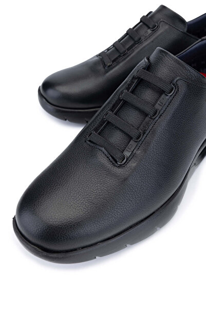 Callaghan Erkek Hakiki Deri Siyah/Gri Sneakers & Spor Ayakkabı