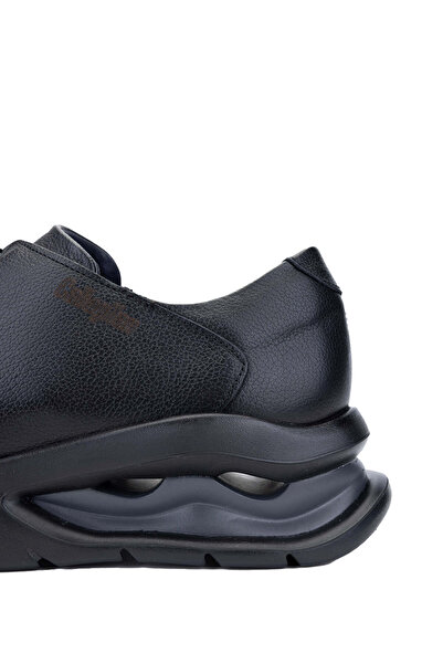 Callaghan Erkek Hakiki Deri Siyah/Gri Sneakers & Spor Ayakkabı