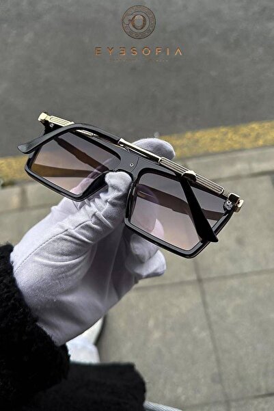 Eyesofia Luxury Unisex Brown Gradient Sunglasses