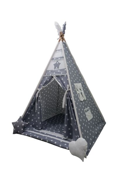 Henna Prime Kızıldereli Çocuk Oyun Çadırı Sabitlenebilir Büyük Boy Elit Serisi