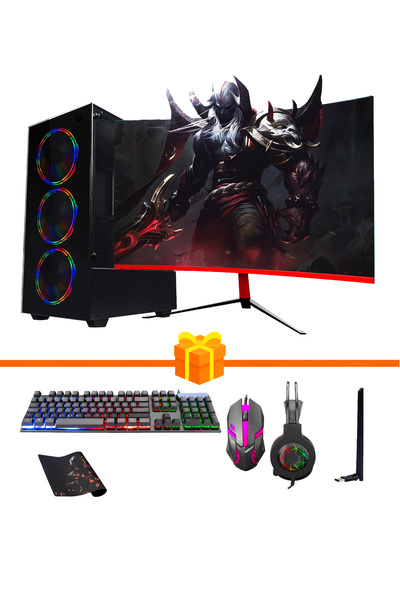 RAMTECH BİLGİSAYAR Gaming RG505-061 R5 5500 16GB RAM 256GB SSD RX550/4GB 23,6...