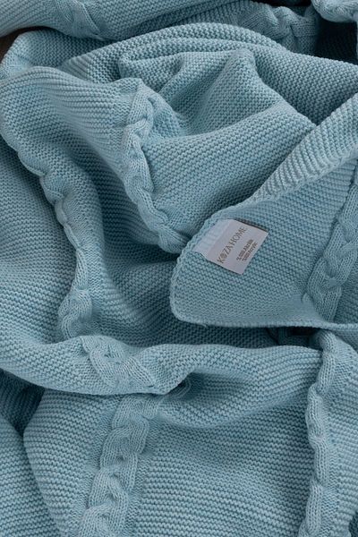 Koza Home Trenza Blue TV Blanket 130x170 15047