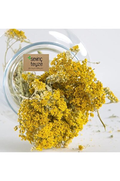Organik Teyze Sevinç Teyze Civan Perçemi, Ayvadana, Kandil Çiçeği, Akbaşlı, Akbaş Otu, Achillea, Millefolium 30g