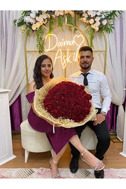 Zeynep tasarim organizasyon 120 Gül Yapay Isteme Çiçeği Nişan Çiçeği