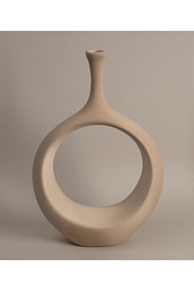 Koza Home Специална керамична ваза Galante - Stone Texture Vison, 10x23x35cm, Scandinavian 6271