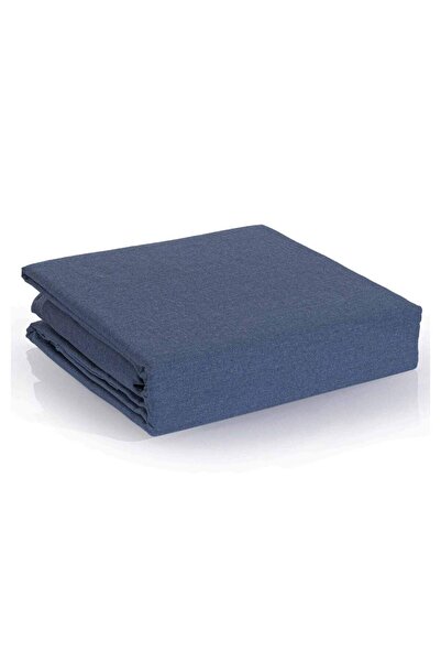 Koza Home Simena Elastic Sheet Set Cotton Navy 9536a