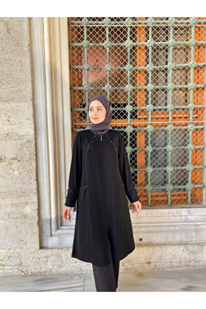 JALİA Cup Container with Bag Pocket and Ornamental Buttons - 6025