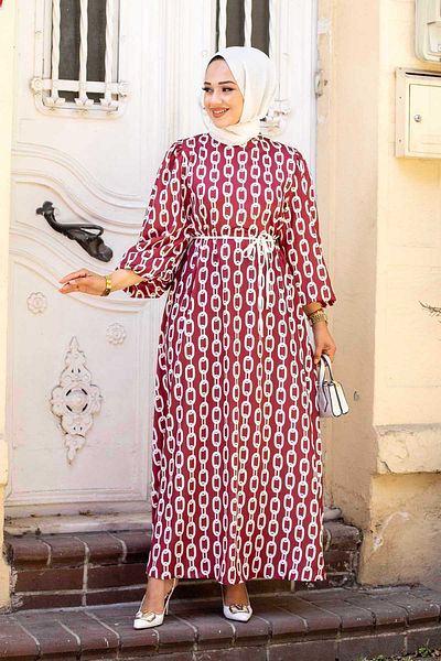 EBRUTESETTÜR Dress - Chain Patterned