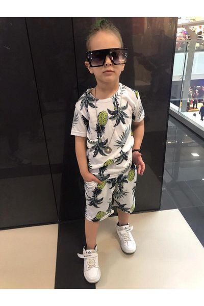 Karınca Combed Cotton Summer Suit Set for Boy