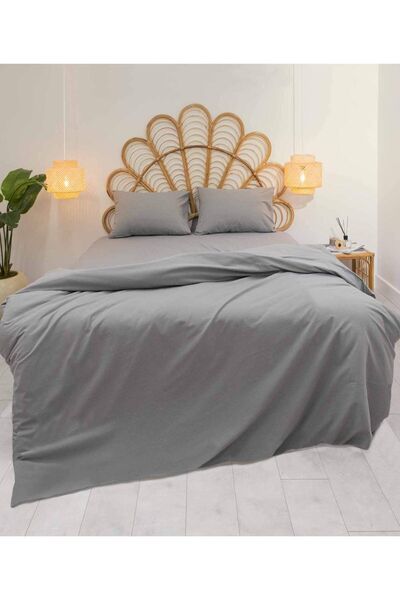 Koza Home Pacifico Nevresim Takımı Pamuk Smoke Tek Kişilik 160x220 9556a