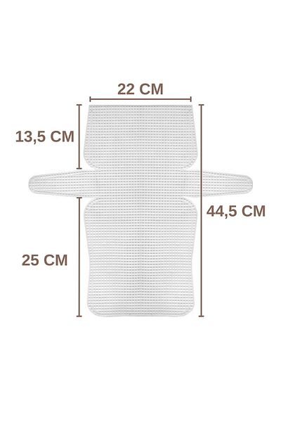 SENSY Canvas Plastic Bag - 22 Cm and 44.5 Cm