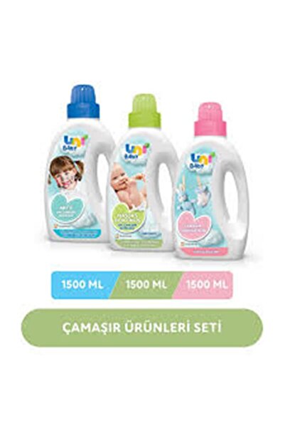 Uni Baby sıvı çamaşır seti toplam 4500ml