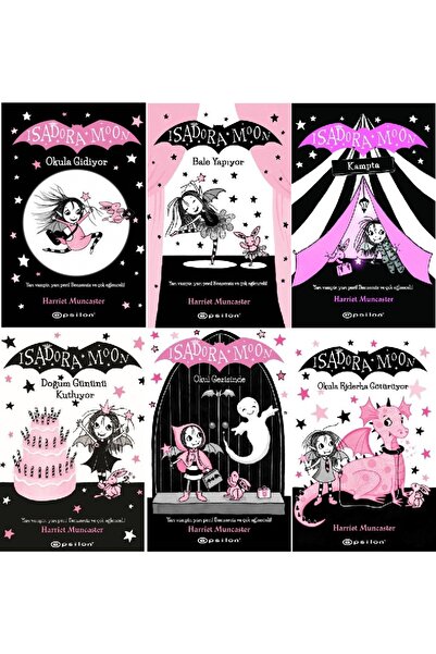 Epsilon Yayınevi Isadora Moon İlk 6 Kitap Set / Okula..+ Bale..+Kampta+D.Günü...