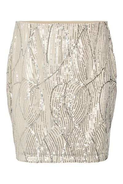 Vero Moda Rock Vmellen Hohe Taille Minirock
