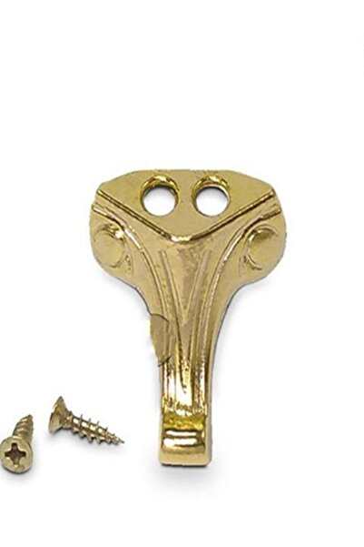 Tual Hobi Sanat Metal Kutu Ayağı Moda Model Gold (2,5X2CM) Vidalı 8 Adet