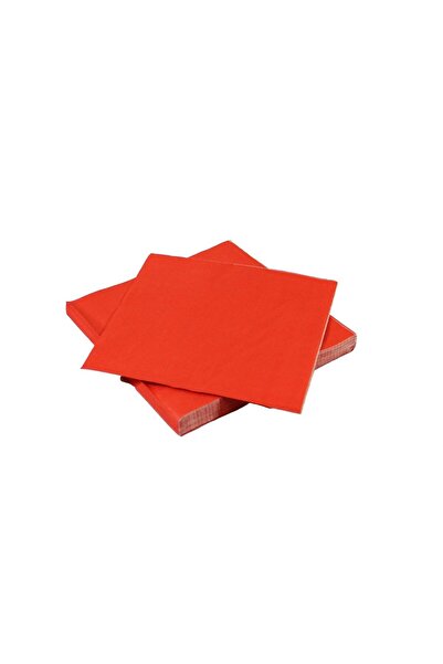 PartAntalya Christmas Ornament Red Paper Napkin 33 X33 cm