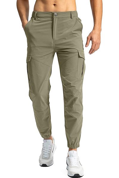 GHASSY CO. Ανδρικό παντελόνι πεζοπορίας Golf Ultra Light πολλαπλών χρήσεων Cargo με τσέπες