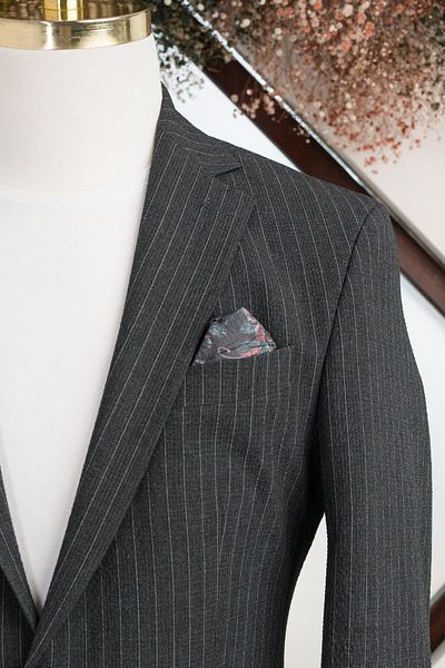 AKÇAYLAR Mono Collar Slimfit ριγέ Jogger φόρεμα - Διπλό σχιστό και Lycra