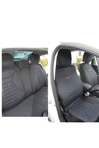Startcar Fiat Egea Cross Uyumlu Lüks Oto Koltuk Minderi Ön Arka Set Siyah SCR